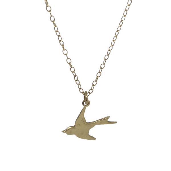Bird Charm Necklace for wholesale by Aina Bloom
