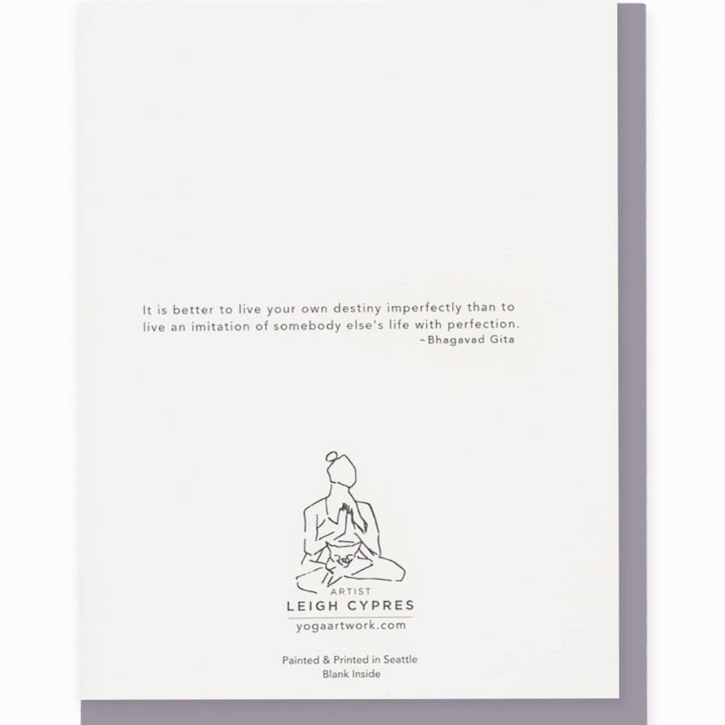 Leigh Cypres - Venta al por mayor Tarjetas de felicitación - Tarjeta de mujer y su lobo1