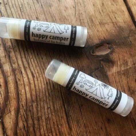 Happy Camper Botanical Lip Balm for wholesale by Fire Lake Soapery