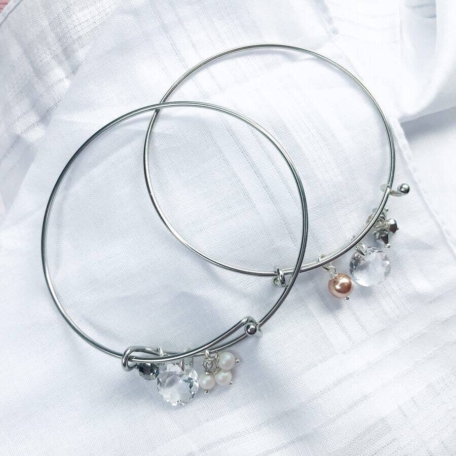 Jamila Collective, LLC - Wholesale Bangle Bracelet - Daliya Bangle Bracelet - Neutral2