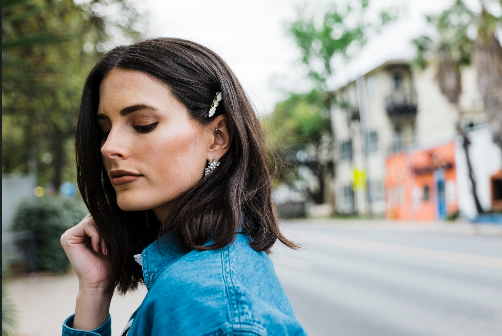 Acute Designs – wholesale Barrette – Women’s – Small Swarovski Hair Barrettes 5