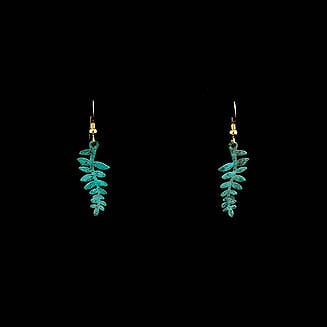 Modern Artifacts - Wholesale Dangle Earrings - Fern Earrings0