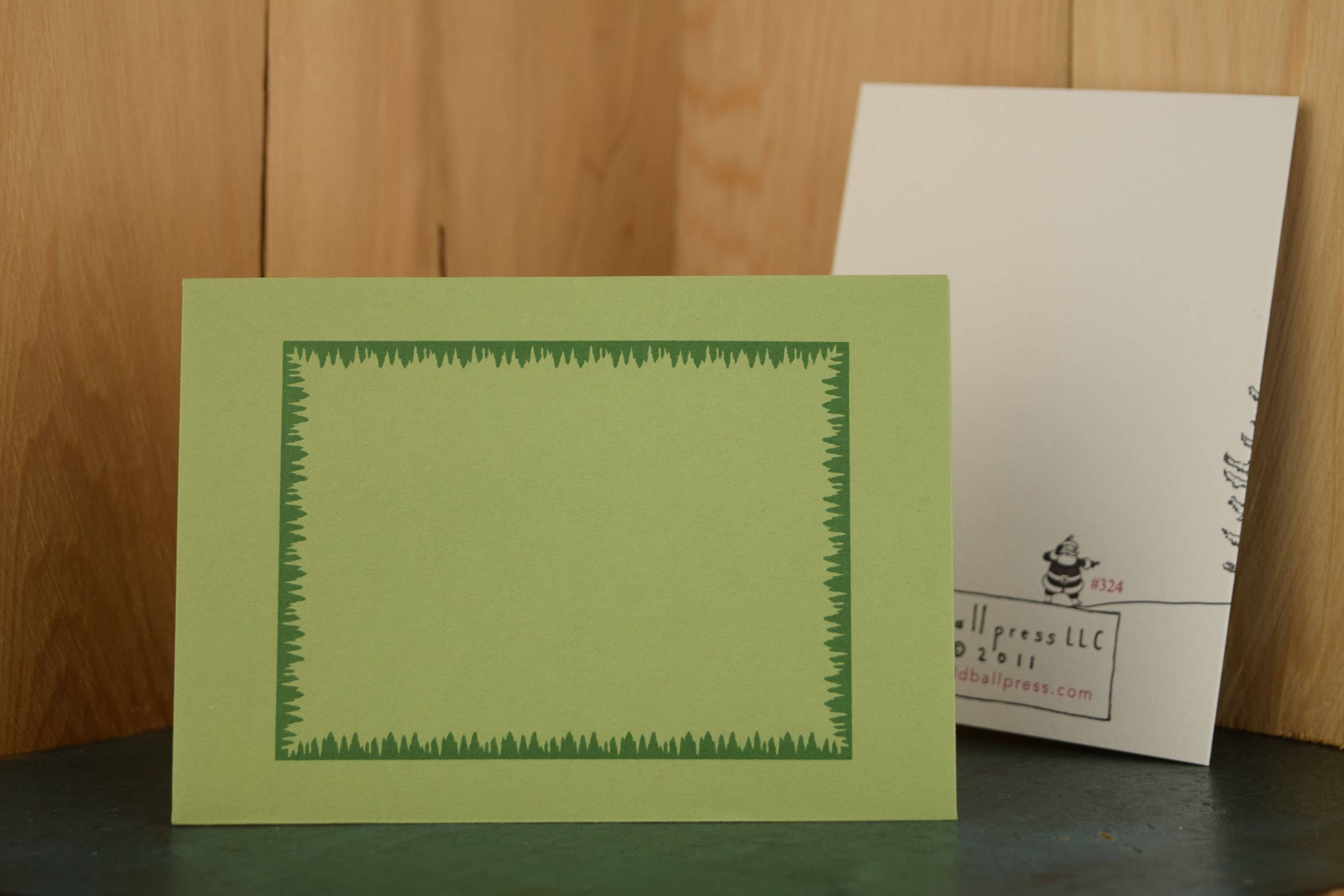 Oddball Press LLC - Wholesale Christmas Card - Santa Skip Card2