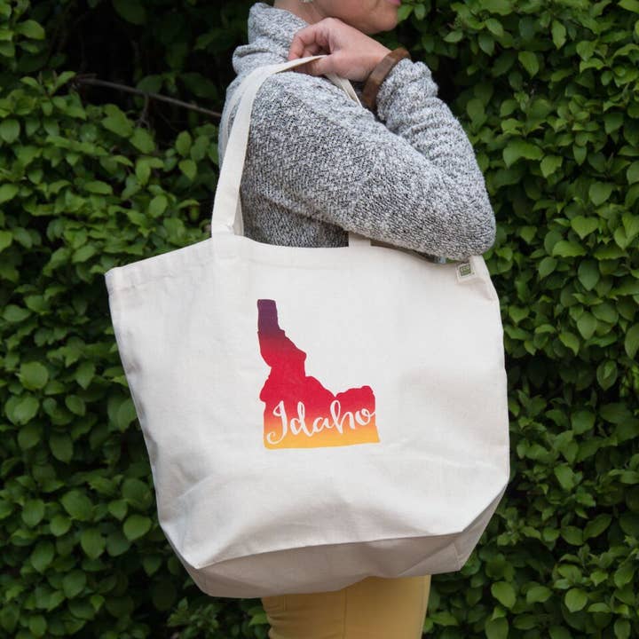 Idaho Tote Bag for wholesale by Ladybug Press