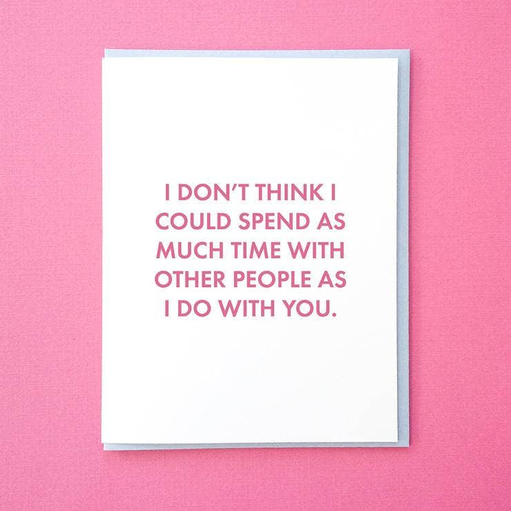 Tick Tock Press - Wholesale Love Card - Spend Time0