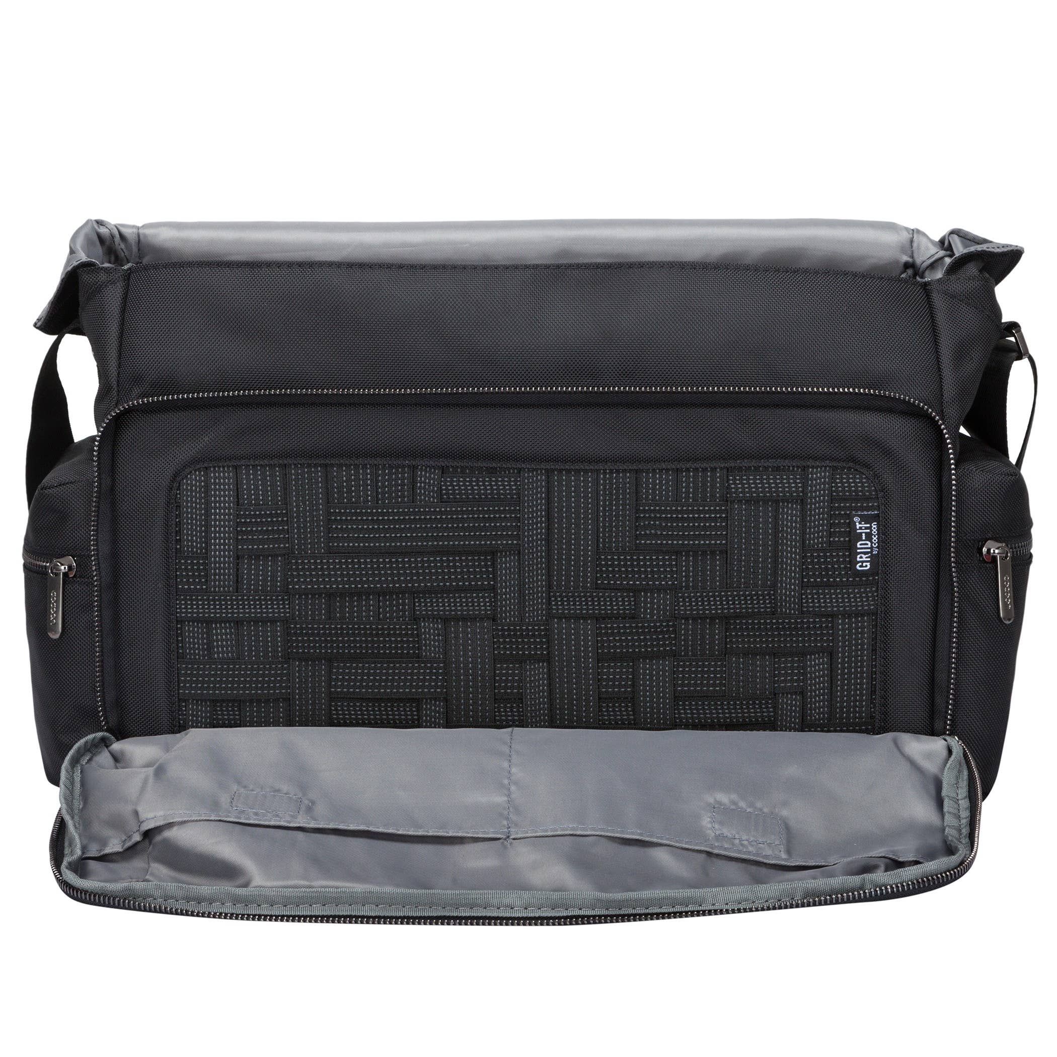 Black Buena Vista 16" Messenger Bag for wholesale on Faire2