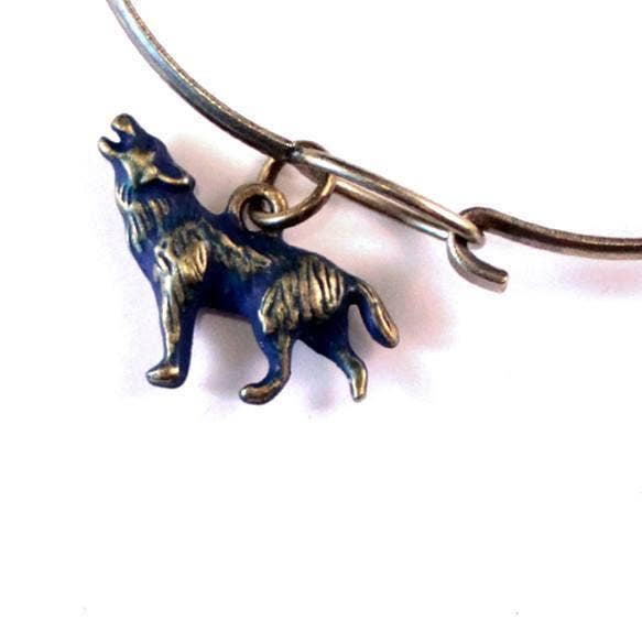 Gleeful Peacock - Wholesale Individual Charm/Pendant - Wolf Charm Bracelet, Necklace, or Charm Only