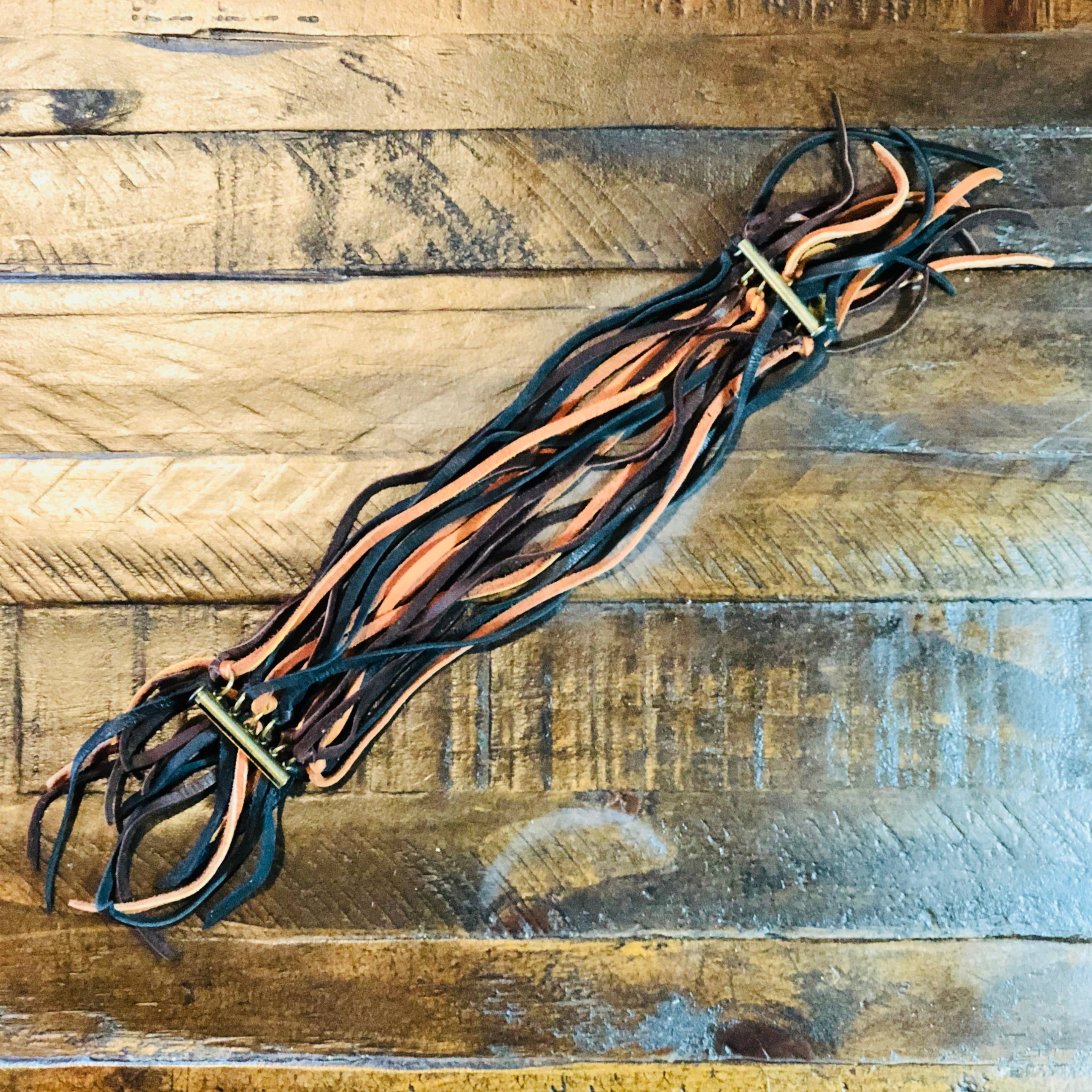 ASTALI - Wholesale Cuff Bracelet - Leather Biker Cuff - Black, Chocolate Brown, & Rust Bracelet1