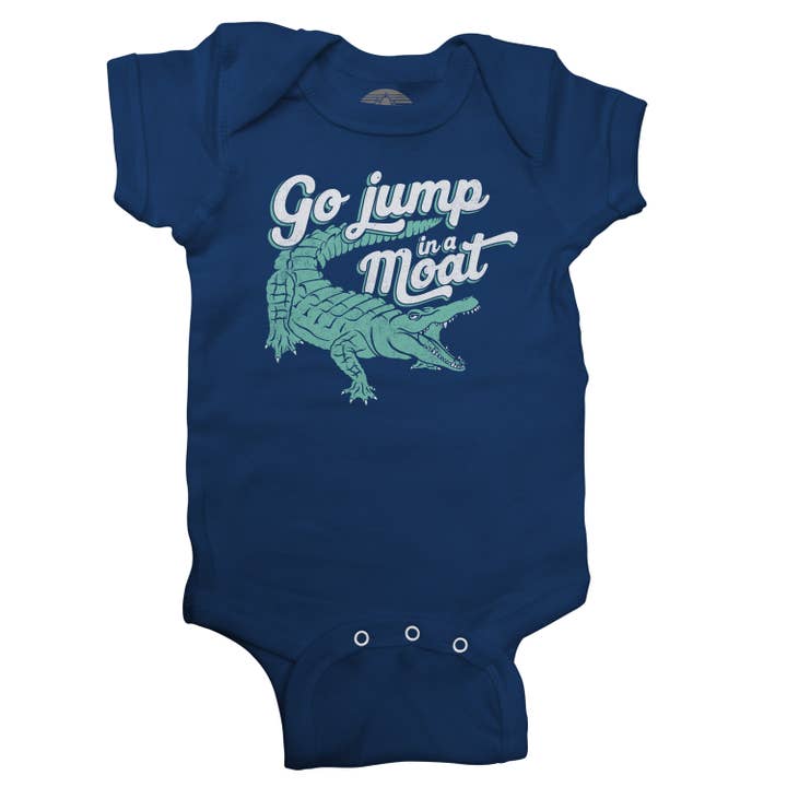 Boredwalk - Wholesale Bodysuit (Non-Footed) - Baby - Go Jump in a Moat Infant Bodysuit3