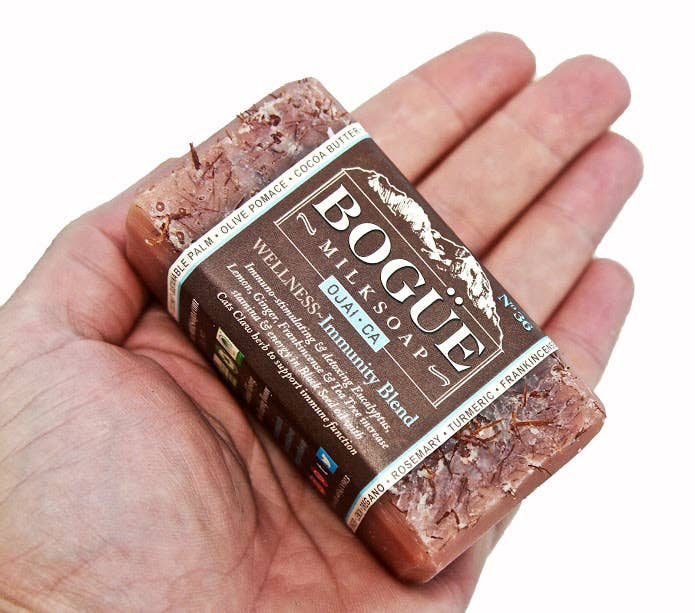 Bogue Milk Soap - Wholesale Bar Soap - No.36 WELLNESS Immunity Blend Goat Milk Bar Soap 4.5oz3