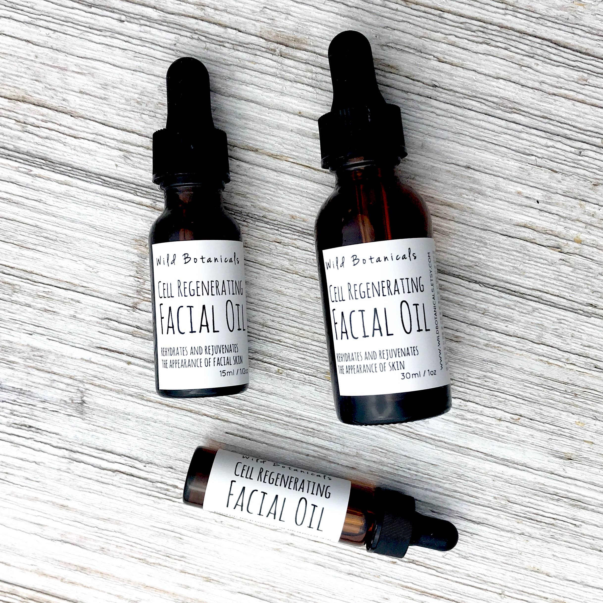 Wild Botanicals - Vente Huile pour le visage - Huile visage régénérante de cellules 1oz1