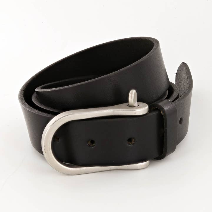 Standard Ledergürtel - Schwarz für den Großhandel von Sailormade