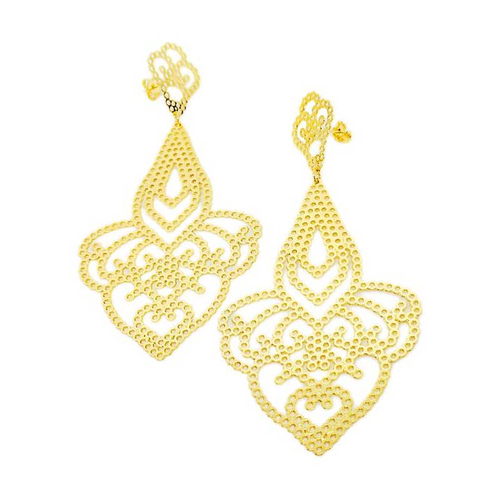 18k GL Charming Drop Earrings for wholesale by Donna Italiana