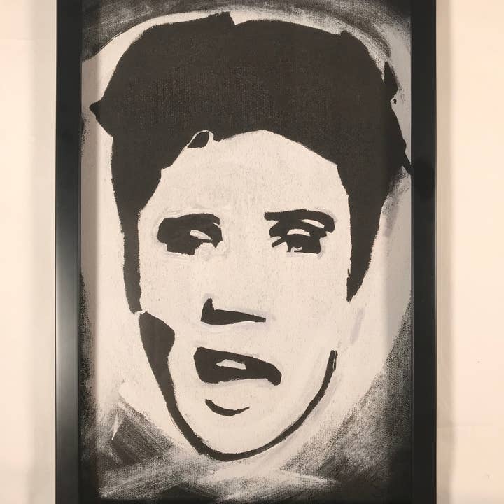 'The King': Poster con cornice per la vendita all'ingrosso da parte di Sean Holloran Art