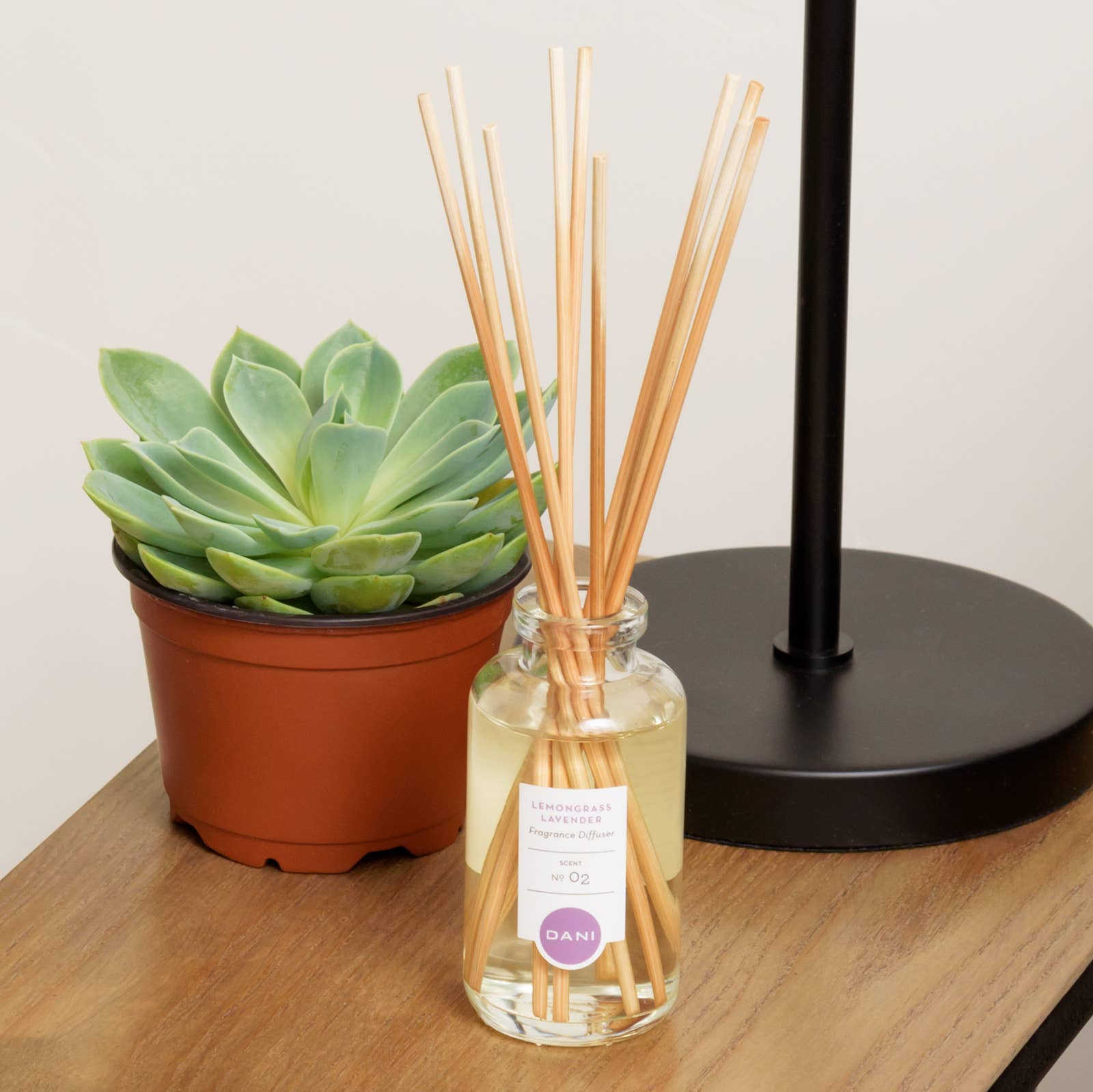 DANI Naturals - Wholesale Reed Diffuser - Lemongrass Lavender Reed Diffuser 3oz2