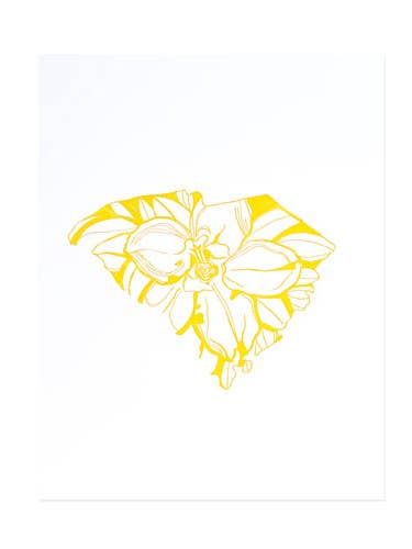 Stampa Jessamine gialla South Carolina. per la vendita all'ingrosso da parte di Thimblepress