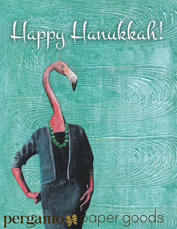 Pergamo Paper Goods - Wholesale Hanukkah Card - Animal Hanukkah Greeting Cards4