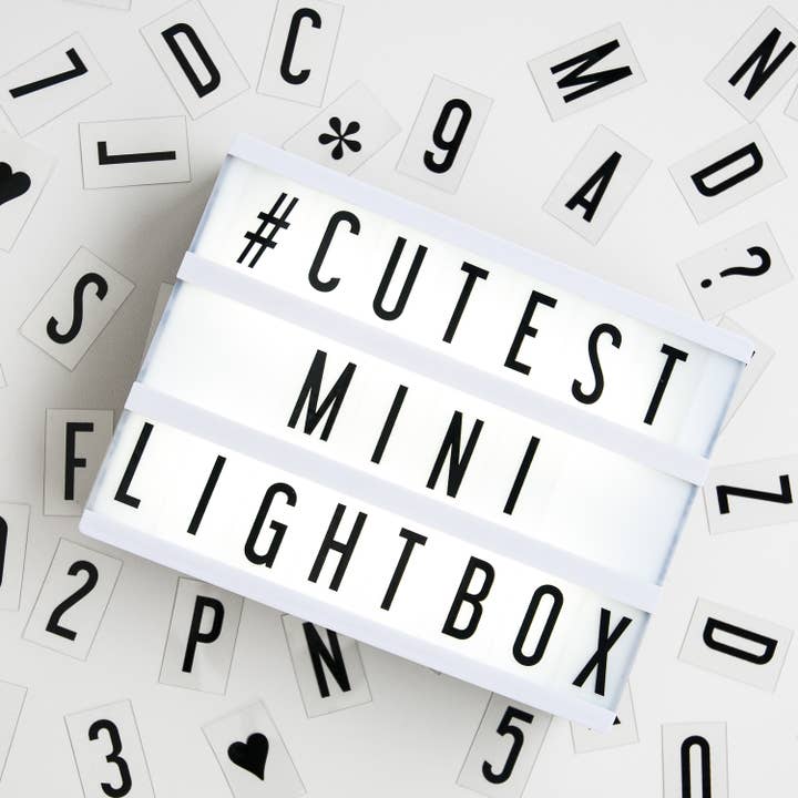 Amped & Co - Vente Pancarte - La boîte à lumière Mini Cinema par My Cinema Lightbox®