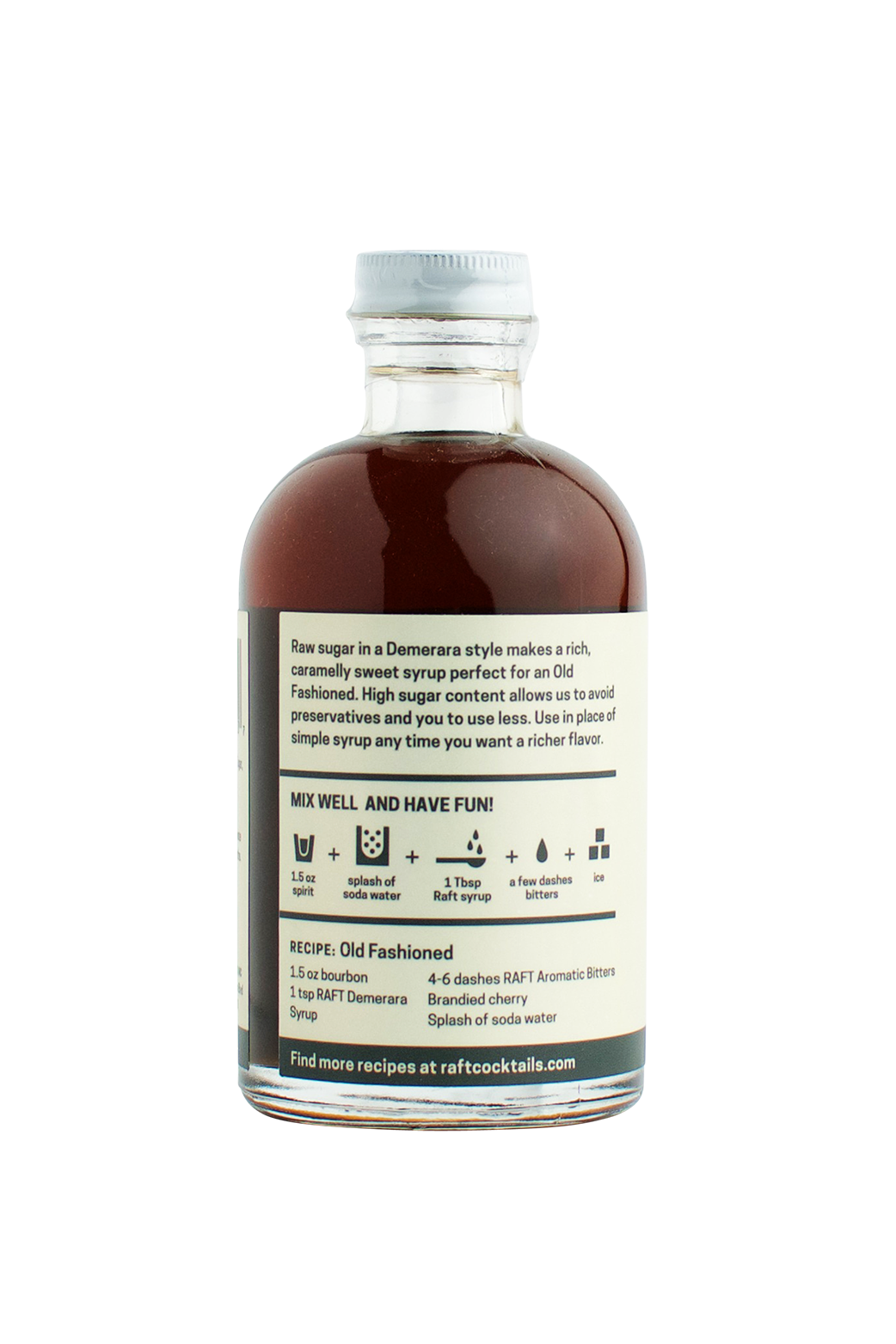 RAFT - Wholesale Cocktail Mix/Syrup - Demerara Syrup1