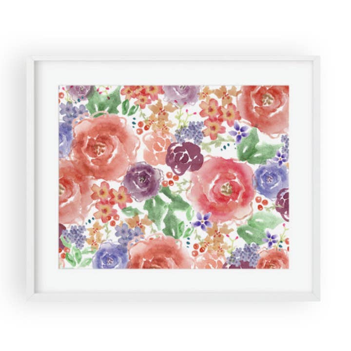 Flower Lover Art Print for wholesale by The Paper Curator