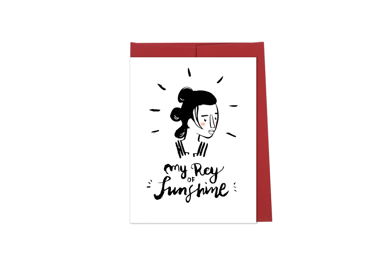 New Moon Paper Goods - Wholesale Love Card - My Rey Of Sunshine Card0