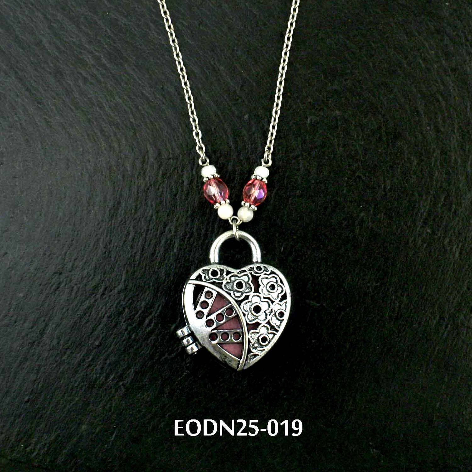 AAOTE - Wholesale Aromatherapy Necklace - Aromatherapy Locket Essential Oil Diffuser Necklaces on Beaded Chain 12