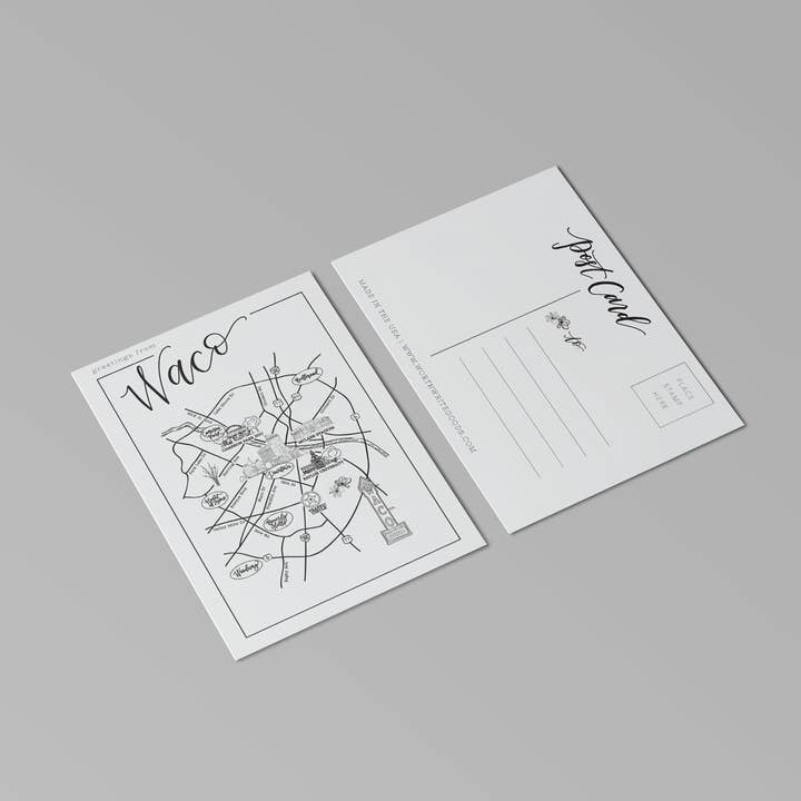 Waco City Postkaart voor wholesale door Worthwrite Goods