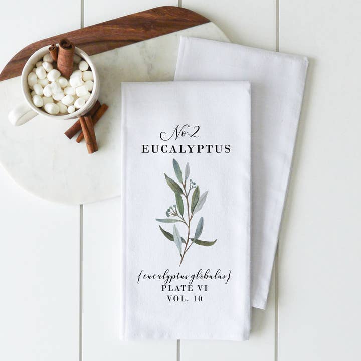Eucalyptus Tea Towel for wholesale by Porter Lane Home