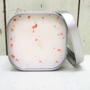 Green Daffodil Bath & Body - Wholesale Travel Candles - Nag Champa Soy Candle in Small Tin3