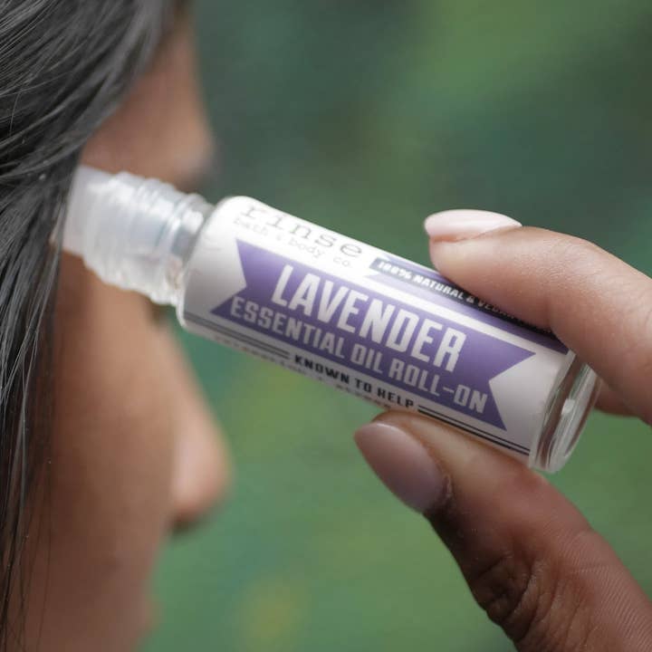 Roll-On alla Lavanda | Aromaterapia Calmante | Veicolo di Squalano per la vendita all'ingrosso da parte di Rinse Bath Body Inc
