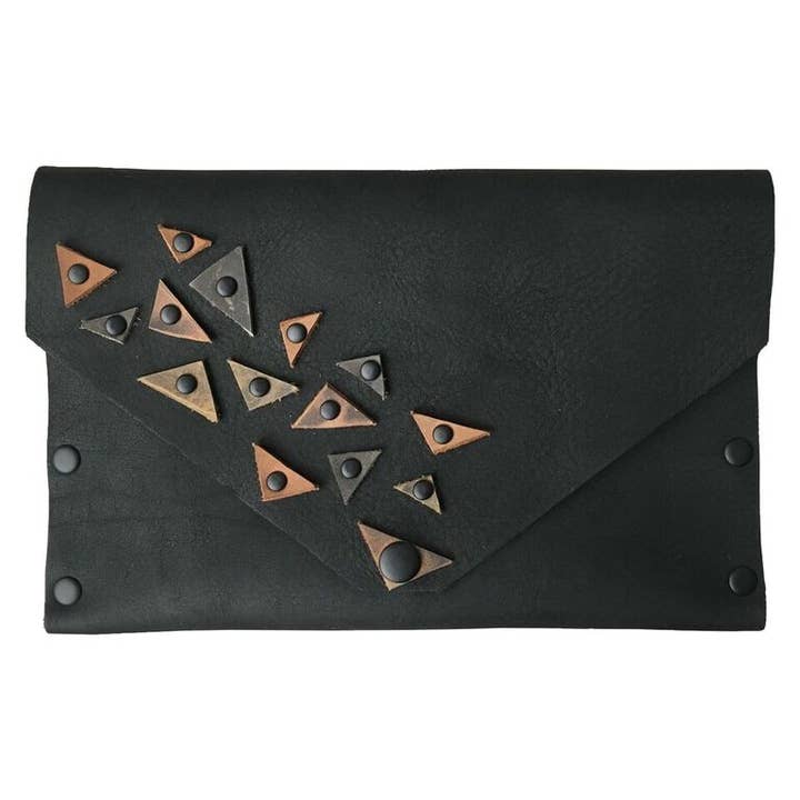 Confetti Clutch for wholesale by SKG Leather