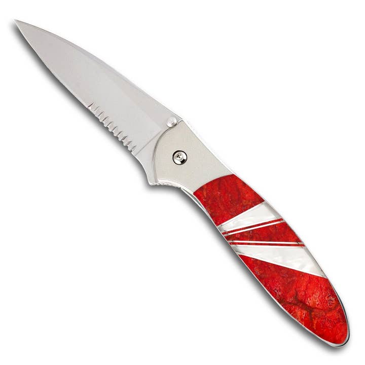 Santa Fe Stoneworks - Vente Couteau de poche/étui - Kershaw Couteau à bijoux poireaux - Combo