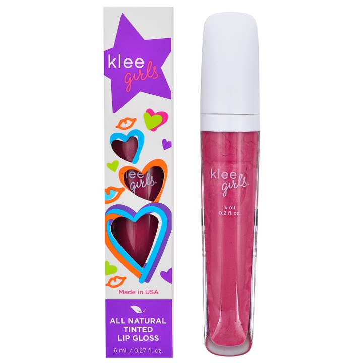 Klee Naturals - Wholesale Lip Gloss - Kids - Tinted Lip Gloss 20-PC Display