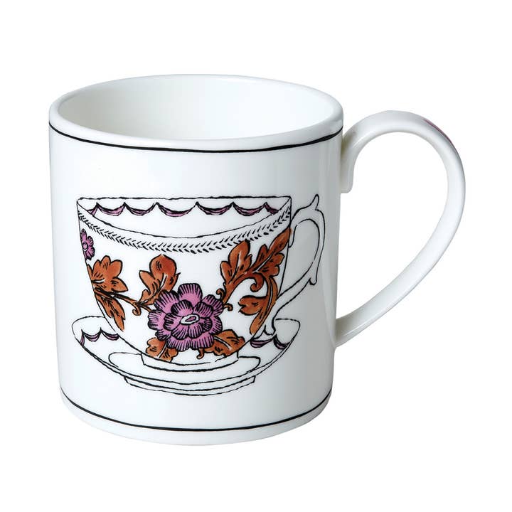 Heritage - Tazza rosa Rugosa per la vendita all'ingrosso da parte di Twig NY