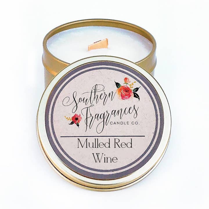 6 oz Mulled Red Wine Soy Candle for wholesale by Southern Fragrances