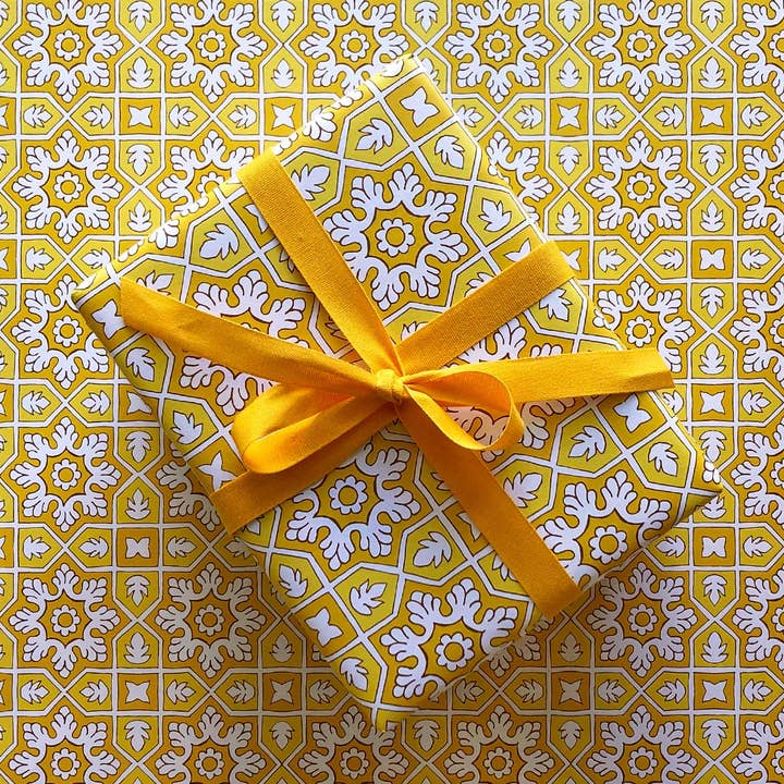 Pakistan Tile Geschenkpapier | Einzelblatt für den Großhandel von Wild Ink Press