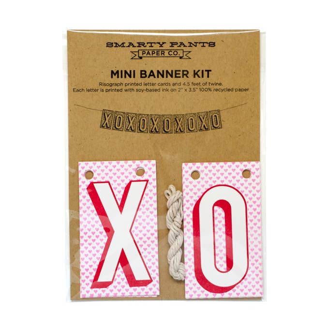 XOXO banner for wholesale by Smarty Pants Paper