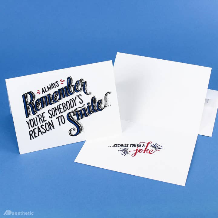 AD Aesthetic - Wholesale Everyday Greeting Card - You're A Joke Greeting Card5