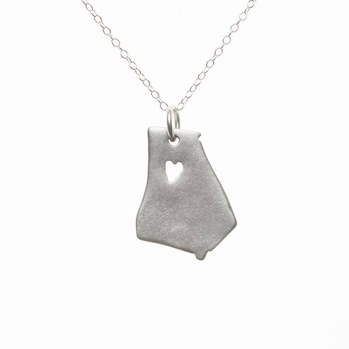 STERLING ZILVEREN KETTING GEORGIA voor wholesale door Precious Metal Prints