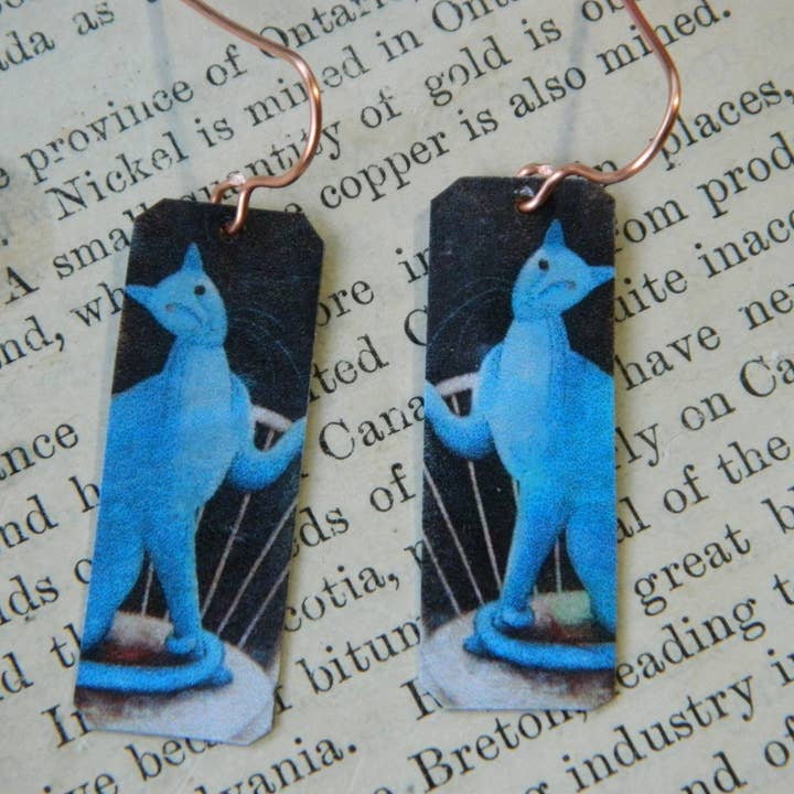 Cat Øreringe Amedeo Modigliani for engroshandel hos Sarah Wood Studio