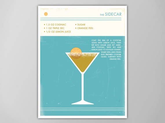 The National Anthem - Wholesale Art Print - 11” x 14” Sidecar Cocktail Art Print0