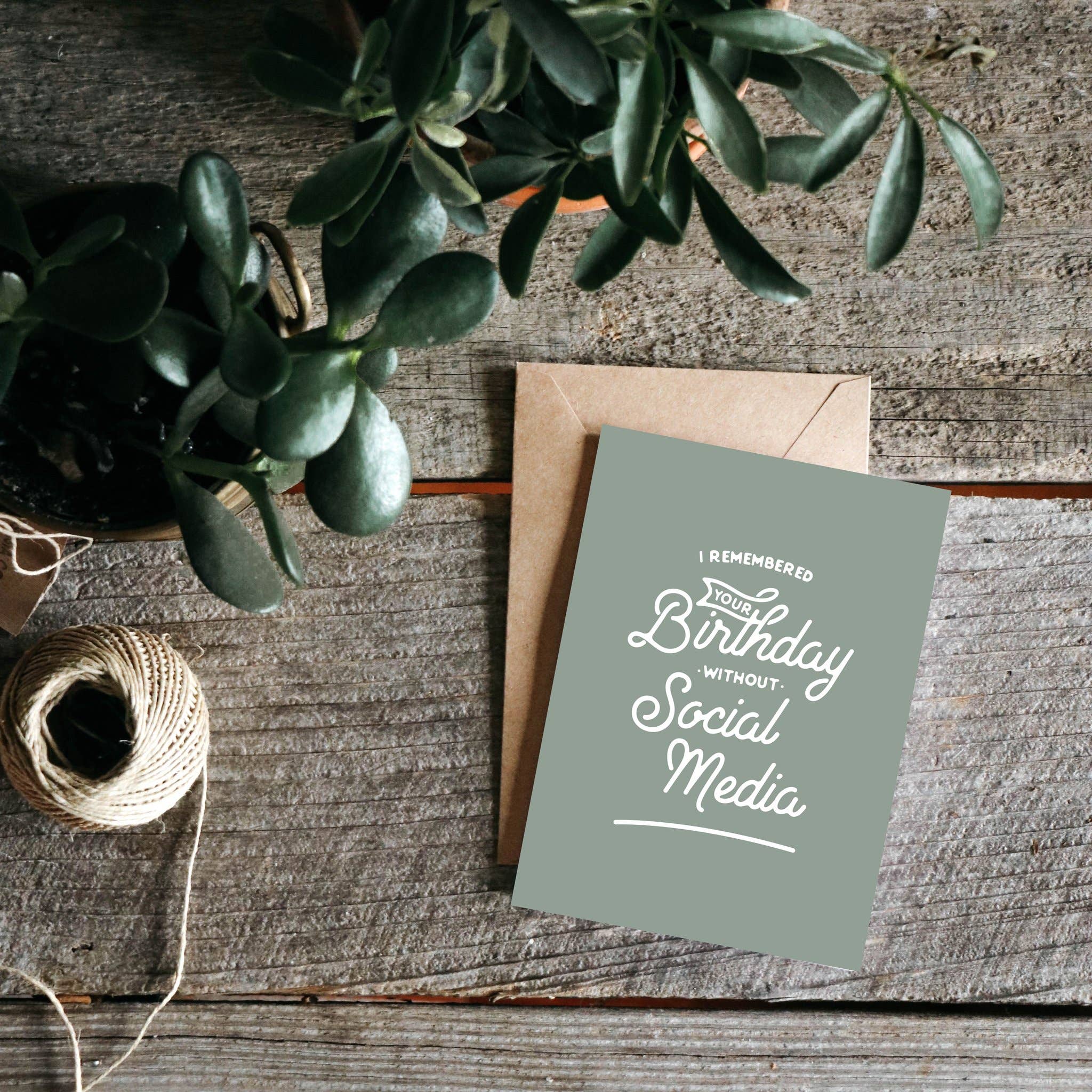 The Anastasia Co - Wholesale Birthday Card - Birthday Without Social Media Funny Greeting Card1