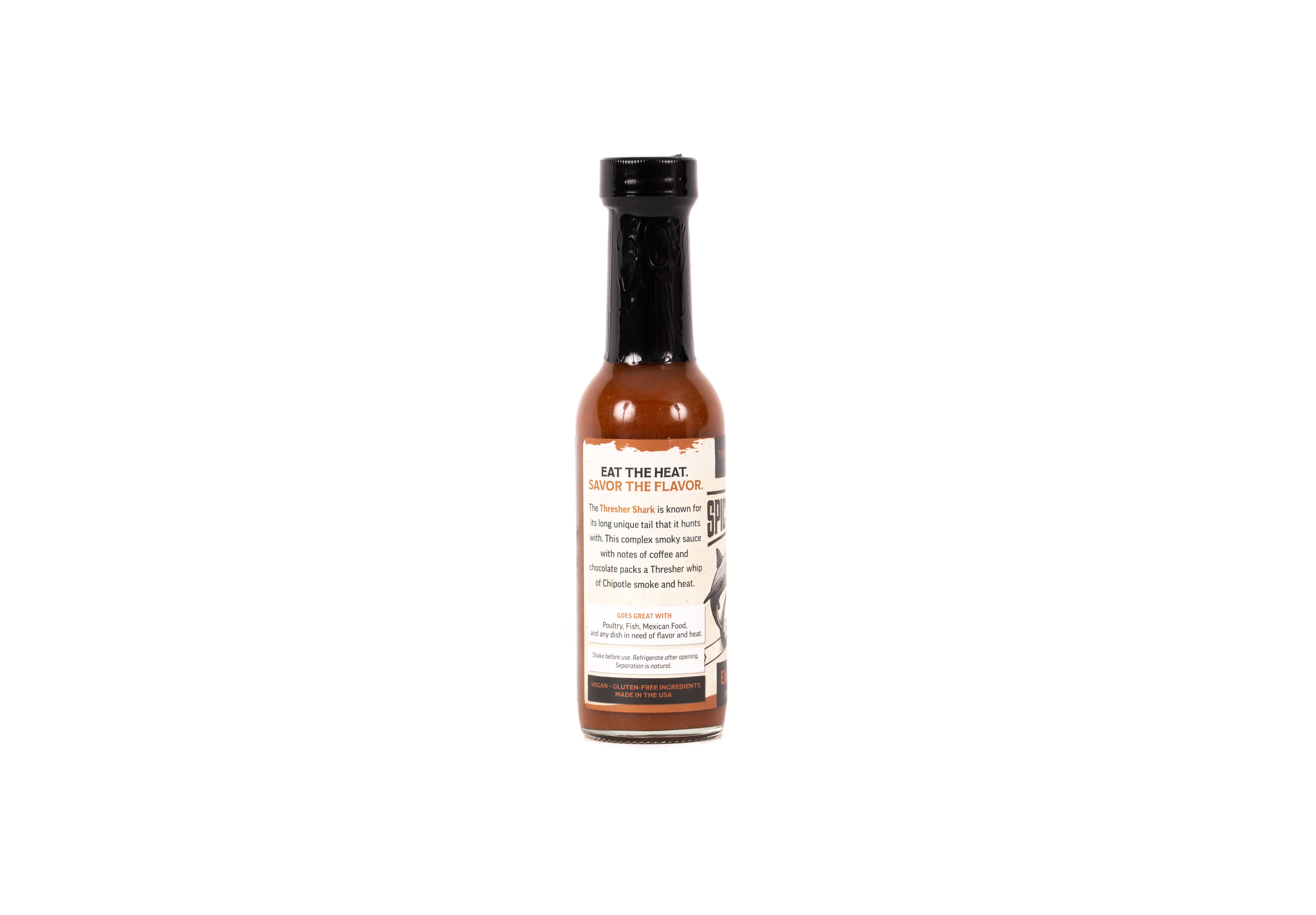 The Spicy Shark - Wholesale Hot Sauce - Thresher Shark Hot Sauce (Chipotle)1