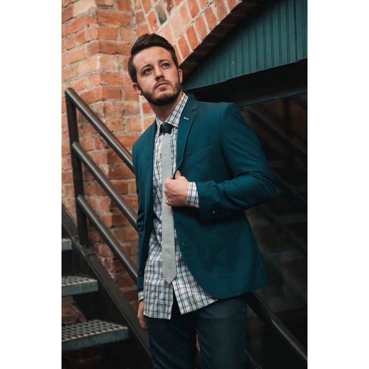 Modern Tie - Wholesale Stropdas - Heren - Zwarte scherpe knoop1