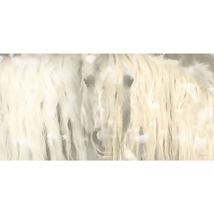 Winter's Reflection Canvas Print for wholesale by Amanda Smith Western Art, LLC