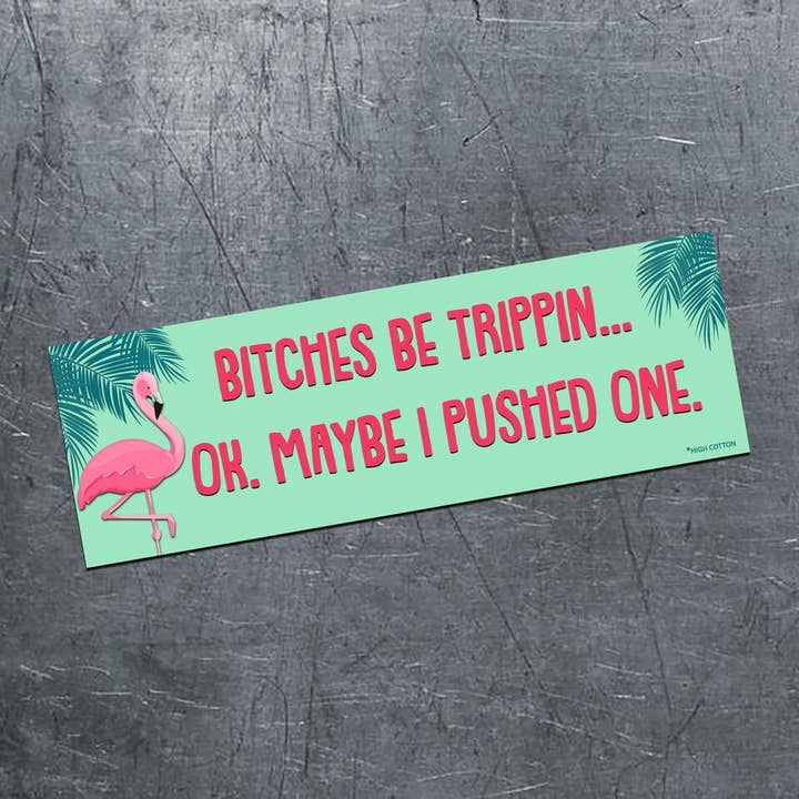 Bitches Be Trippin Magnets for wholesale by High Cotton Gifts