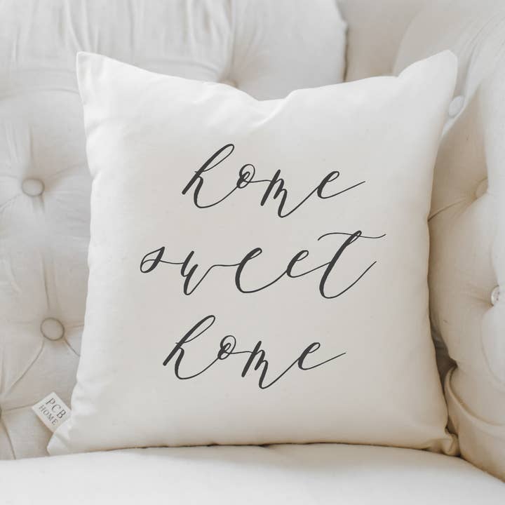 Home Sweet Home Pillow for wholesale by DWELL Home Shoppe