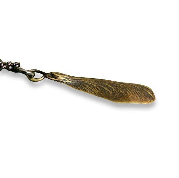 Moon Raven Designs - Wholesale Pendant/Charm Necklace - Maple Key Necklace - Bronze2
