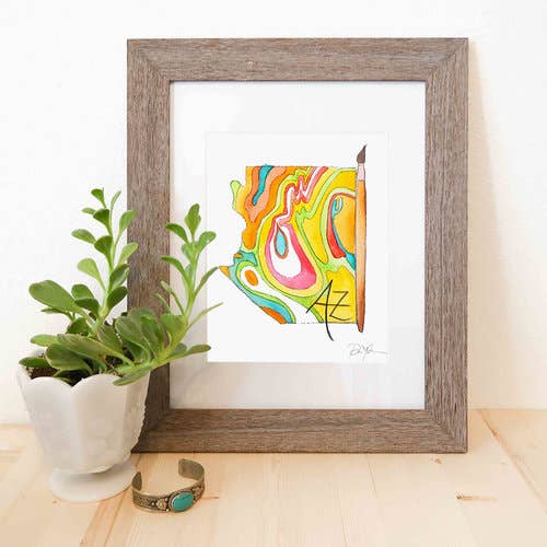 Impression artistique « Peinture Arizona » pour la vente par Paige Poppe Art