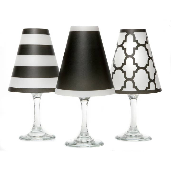 Tons de vidro de vinho preto Nantucket por atacado de di Potter